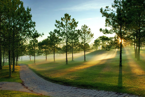 Sunrise in Da Lat, Vietnam