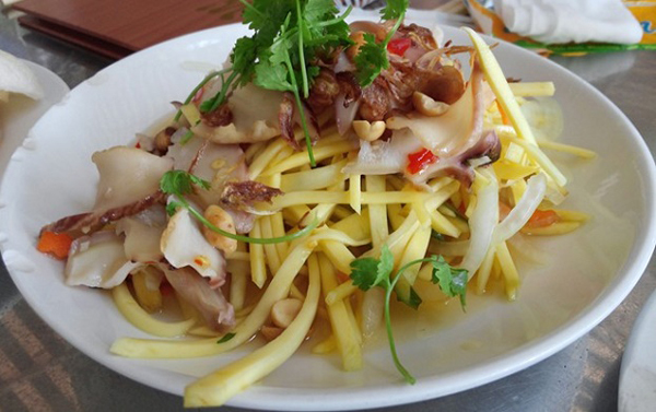 Mango Salad with Snail - - One of 10 best dishes in Phu Quoc, Vietnam