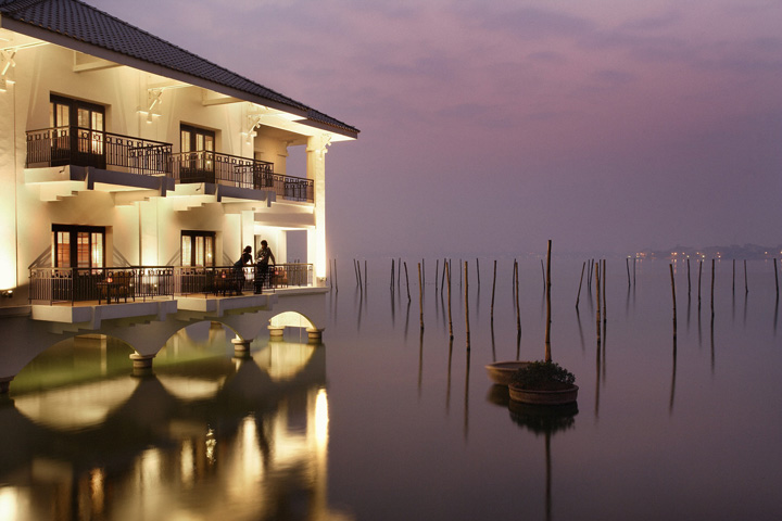 Pre-wedding photography at InterContinental Westlake Hanoi Hotel