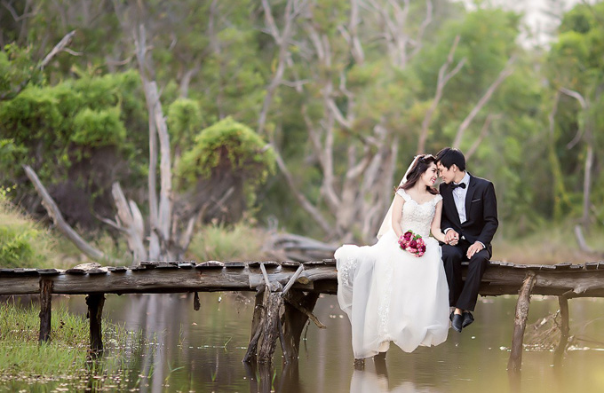 Pre-wedding photography at Saigon Botanical Garden