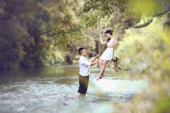 Pre-wedding Photography at Suoi Mo Tourist Area