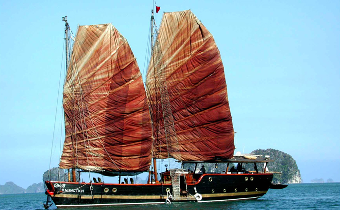 Nang Tien Junk in Halong Bay, Vietnam