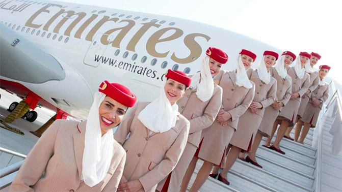 Emirates Airlines Operates flights from South Africa to Vietnam